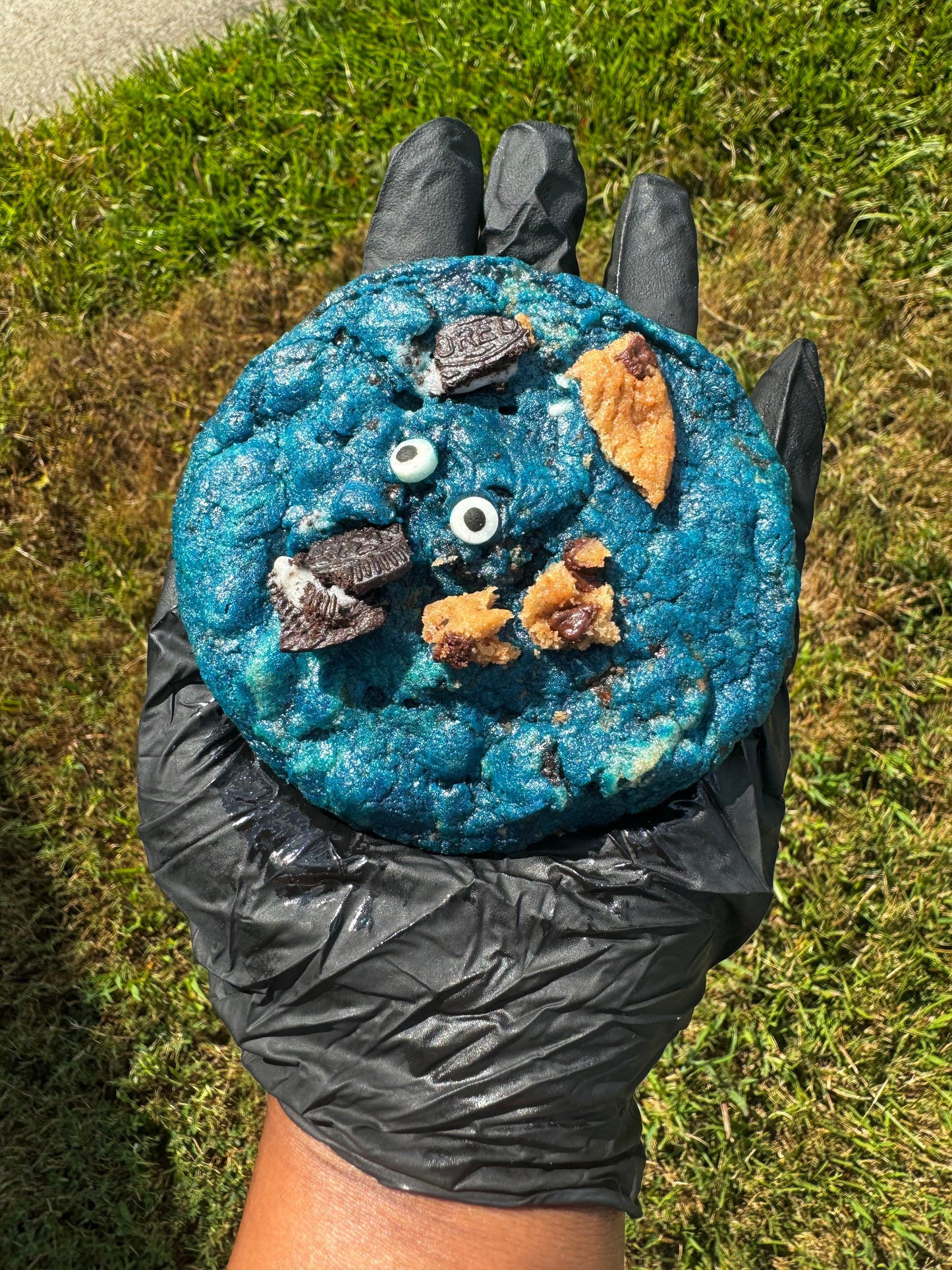 The Blue Monster Stuffed Cookie