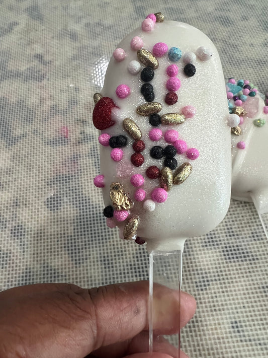 Luxury Vanilla Sparkle Cakesicle